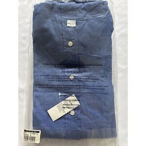 Vintage Tommy Hilfiger Golf Shirt Men's XLarge Chambray Cotton Long‎ Sleeve